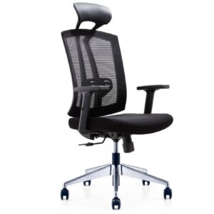 Office Furniture Chair-Executive High Back-Mesh-Black