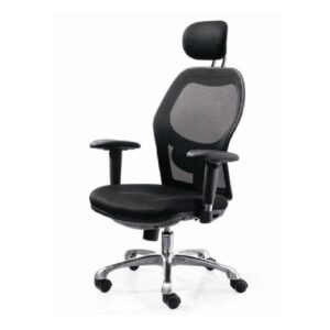 Office Furniture Chair-Executive High Back-Mesh-Black